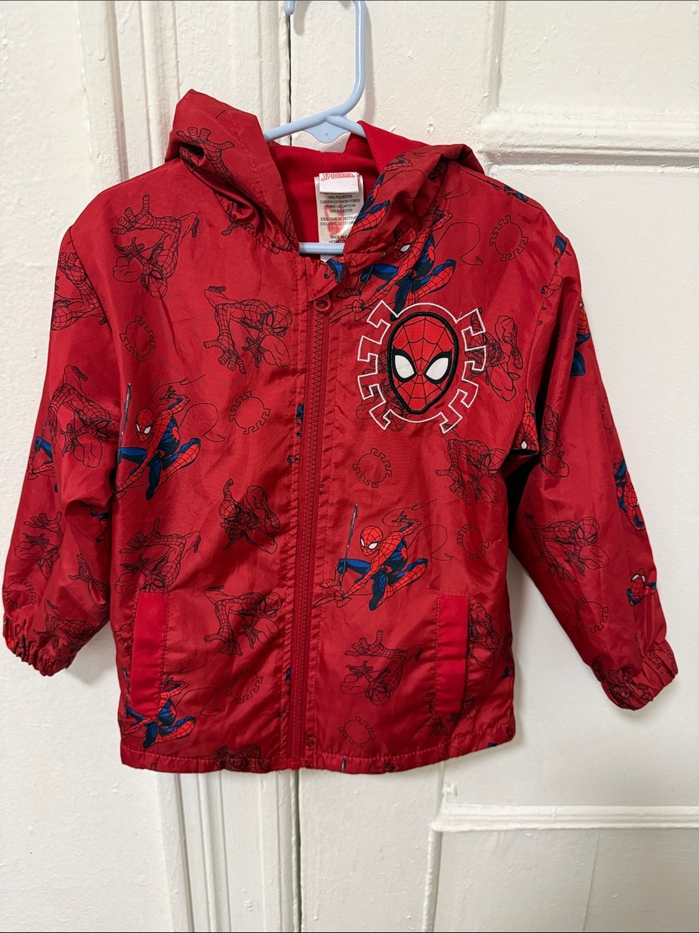 Marvel Red Spider-Man Hooded Jacket for Toddler